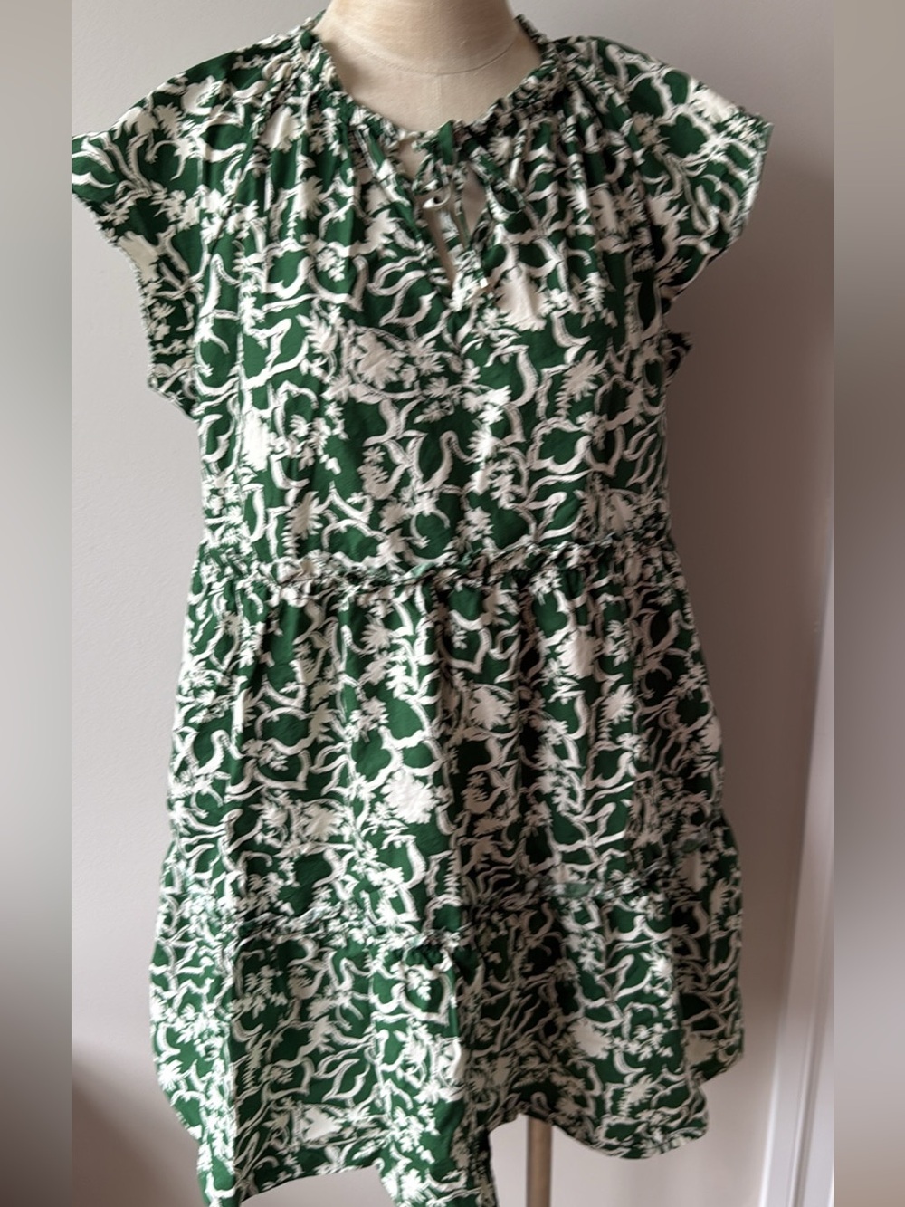 Cotton Dress short sleeves size large